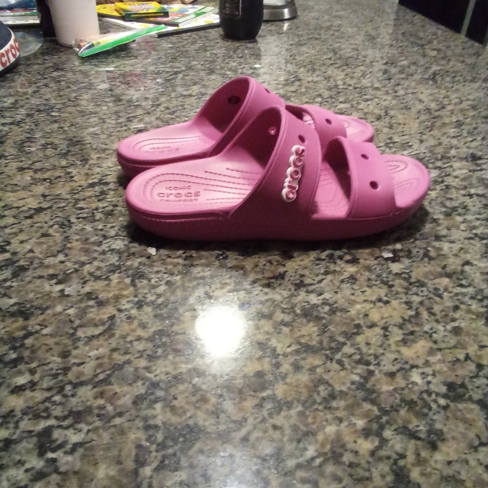 Crocs Women's Classic Two Strap Sandals - Picture 4 of 5